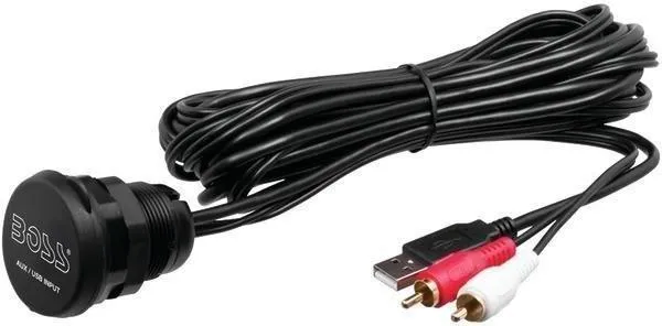 BOSS AUDIO MUSB35 Universal USB-3.5mm Auxiliary Interface Mount & Cable