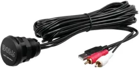 BOSS AUDIO MUSB35 Universal USB-3.5mm Auxiliary Interface Mount & Cable