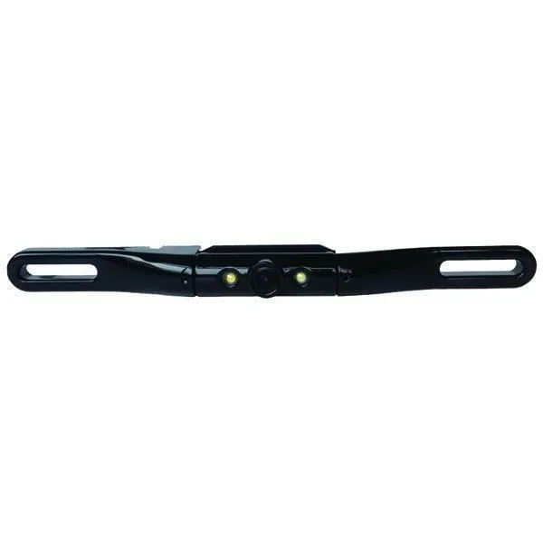 BOYO VTL422TJ Slim Bar-Type License Plate Camera with LEDs & Trajectory Parking Lines (Black)