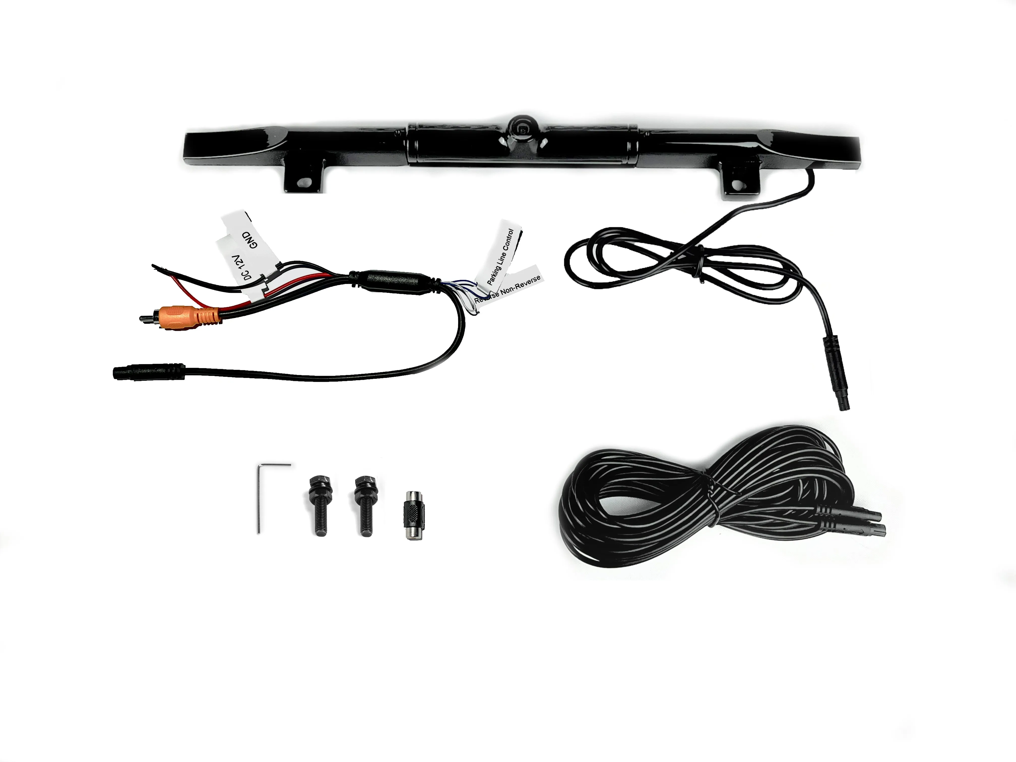BOYO VTL425TJ - Ultra Slim Bar-Type License Plate Backup Camera with Active Parking Lines (Black)