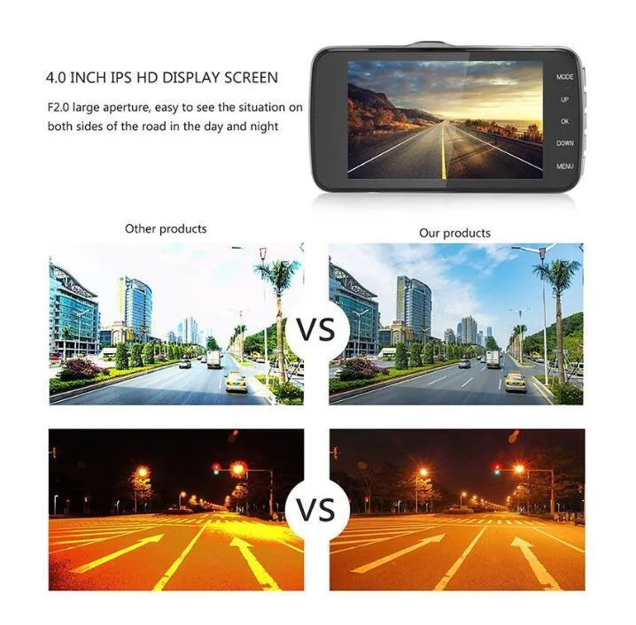 Car DVR Dash Camera Car Traffic Recorder HD Night Vision 1080P