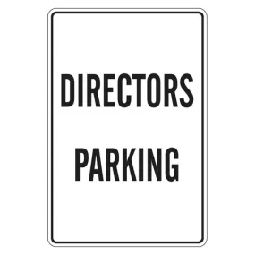 Car Park Sign - Directors Parking