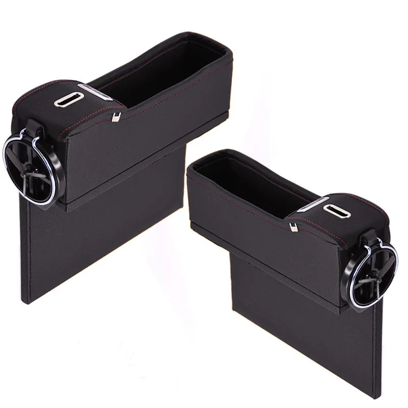 Car seat  storage box and drink holder