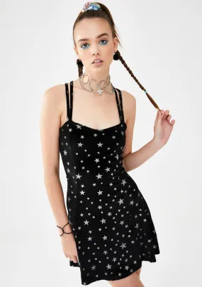 Celebrity Status Velvet Dress