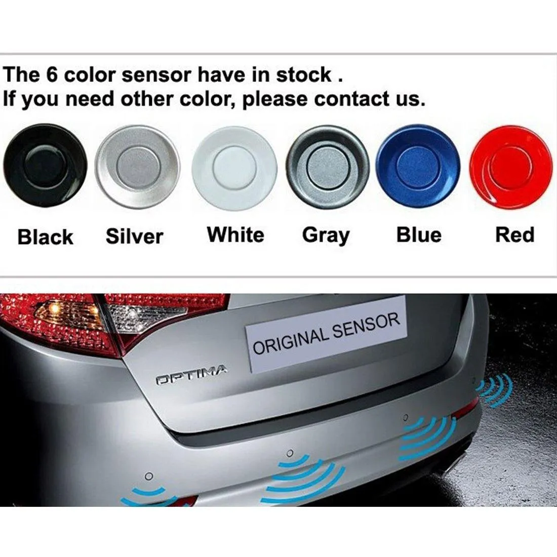 Cheap Car Parking Reversing Screen Wireless Alarm System PZ-306-W