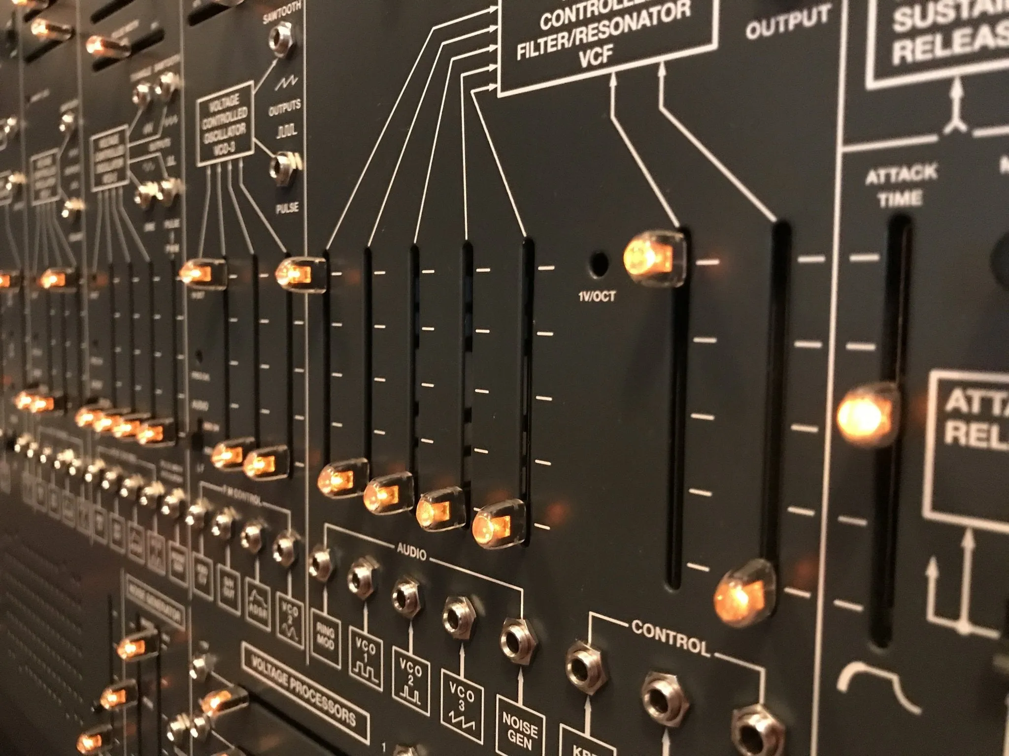 Clear Fader Caps for Eurorack Modules