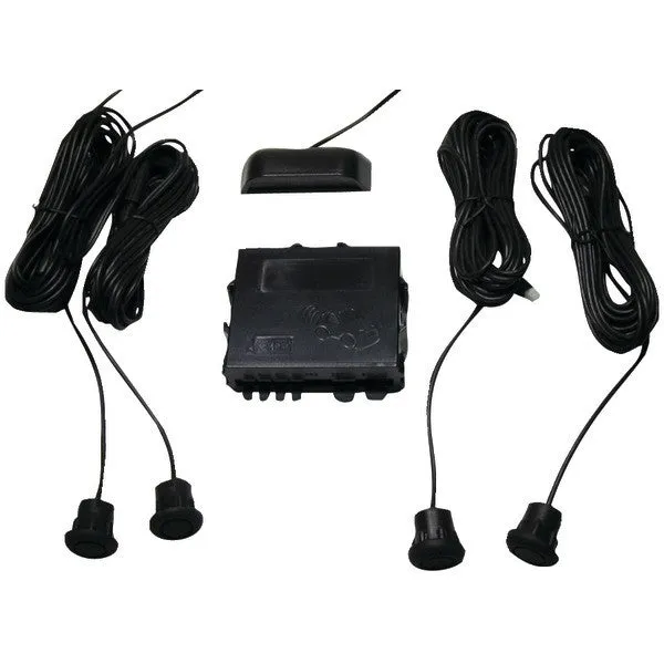CRIMESTOPPER CA-5010.II.MBS Parking-Sensor System with Top Display (With Metal Bumpers)