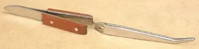 CROSS LOCK TWEEZERS - CURVED TIP