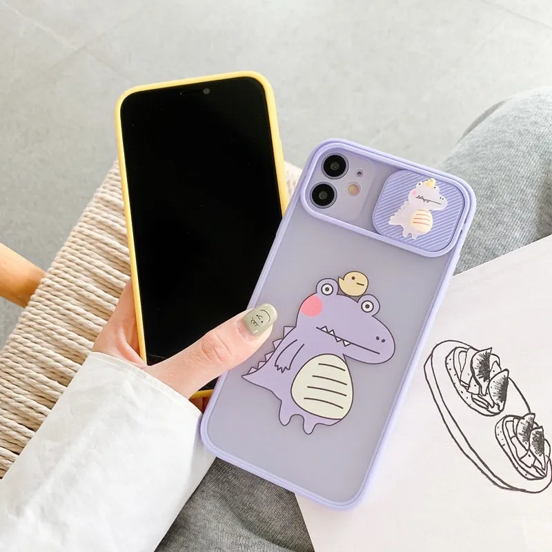 Cute Cartoon Crocodile iPhone Case