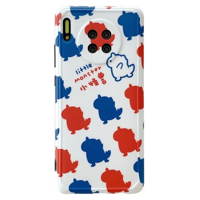 Cute Cartoon Little Monster Huawei Phone Case