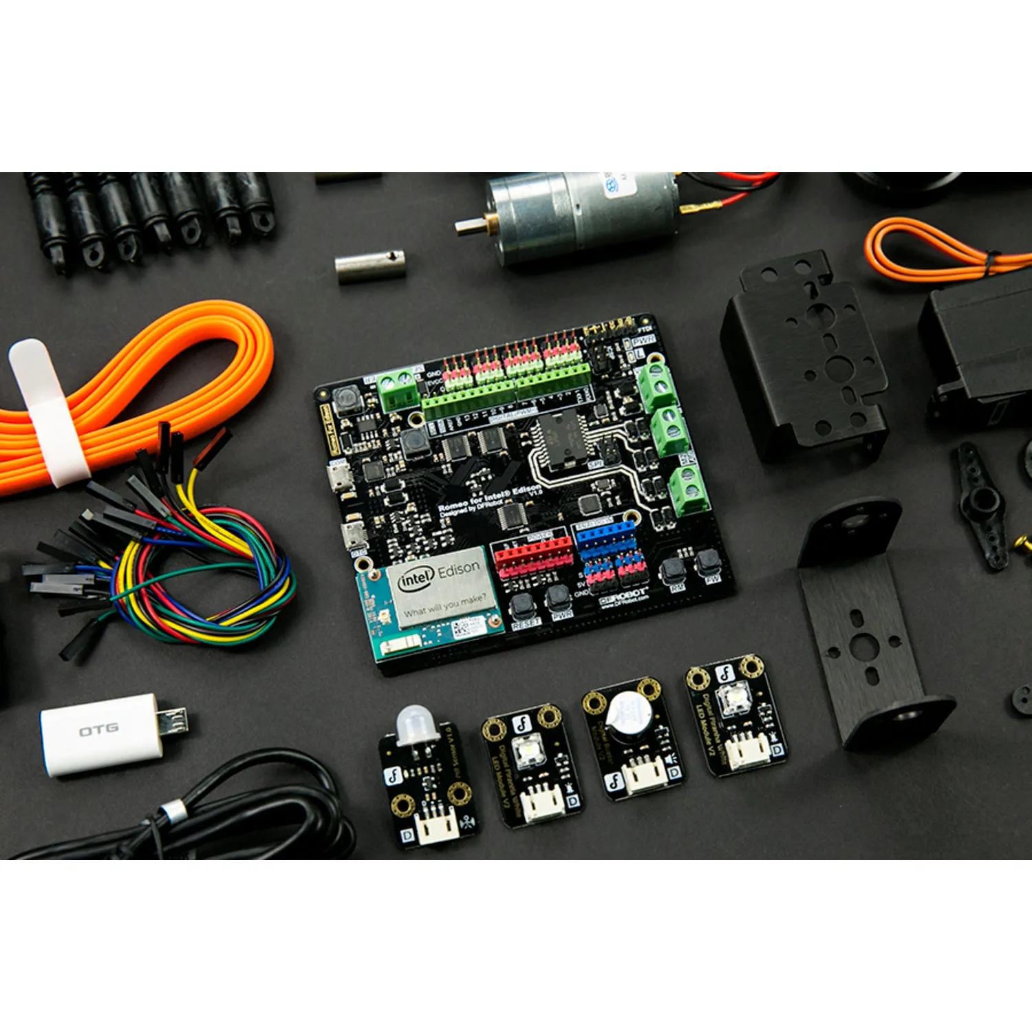 Devastator Robot Kit  (Built-in WiFi Vision and Sensors) -By Intel Edison
