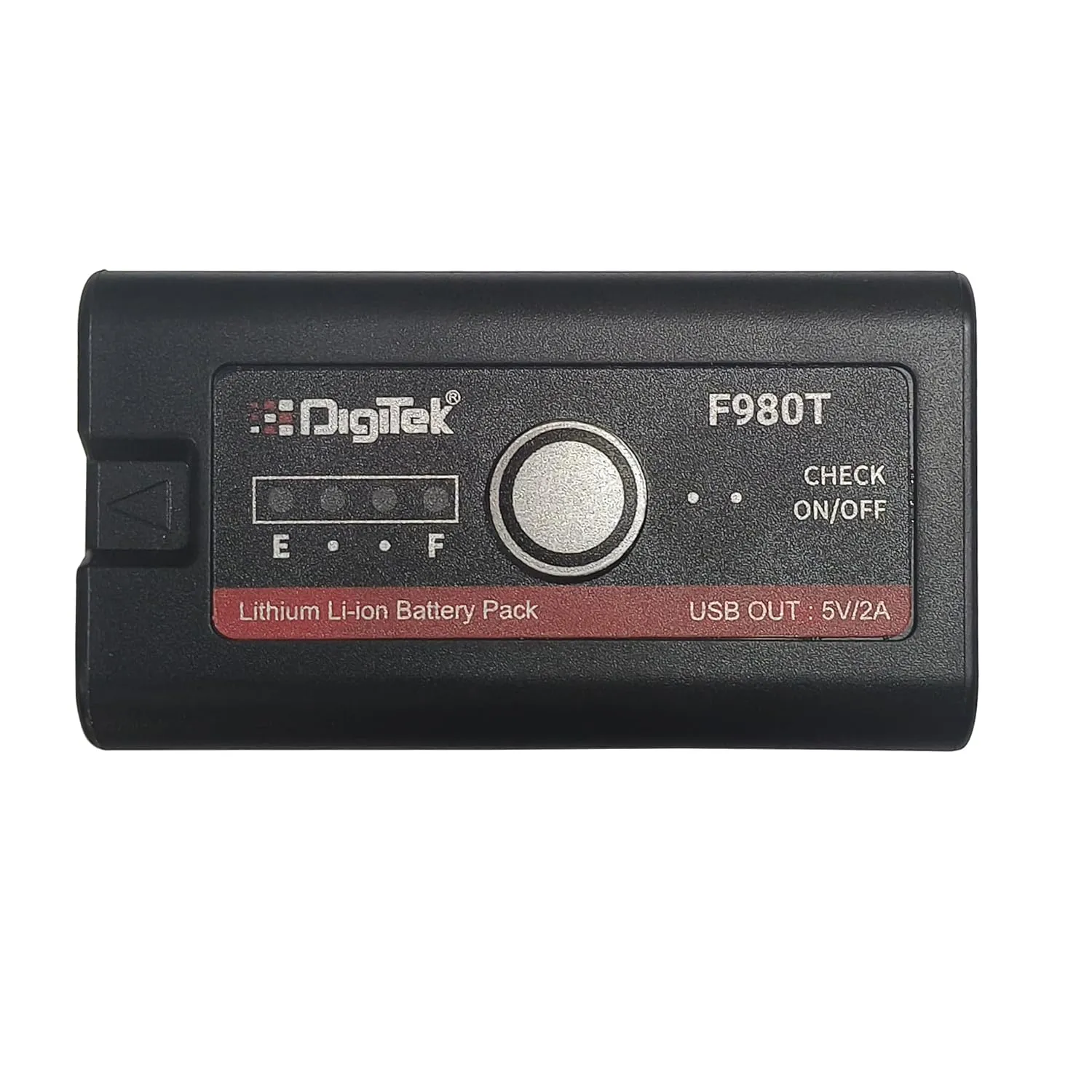 DIGITEK (NP-F980 C Platinum) 7.4v 12000mAh Platinum Extra Power Secondary Rechargeable Li-ion Camera Battery with 5V Type C Charging Port