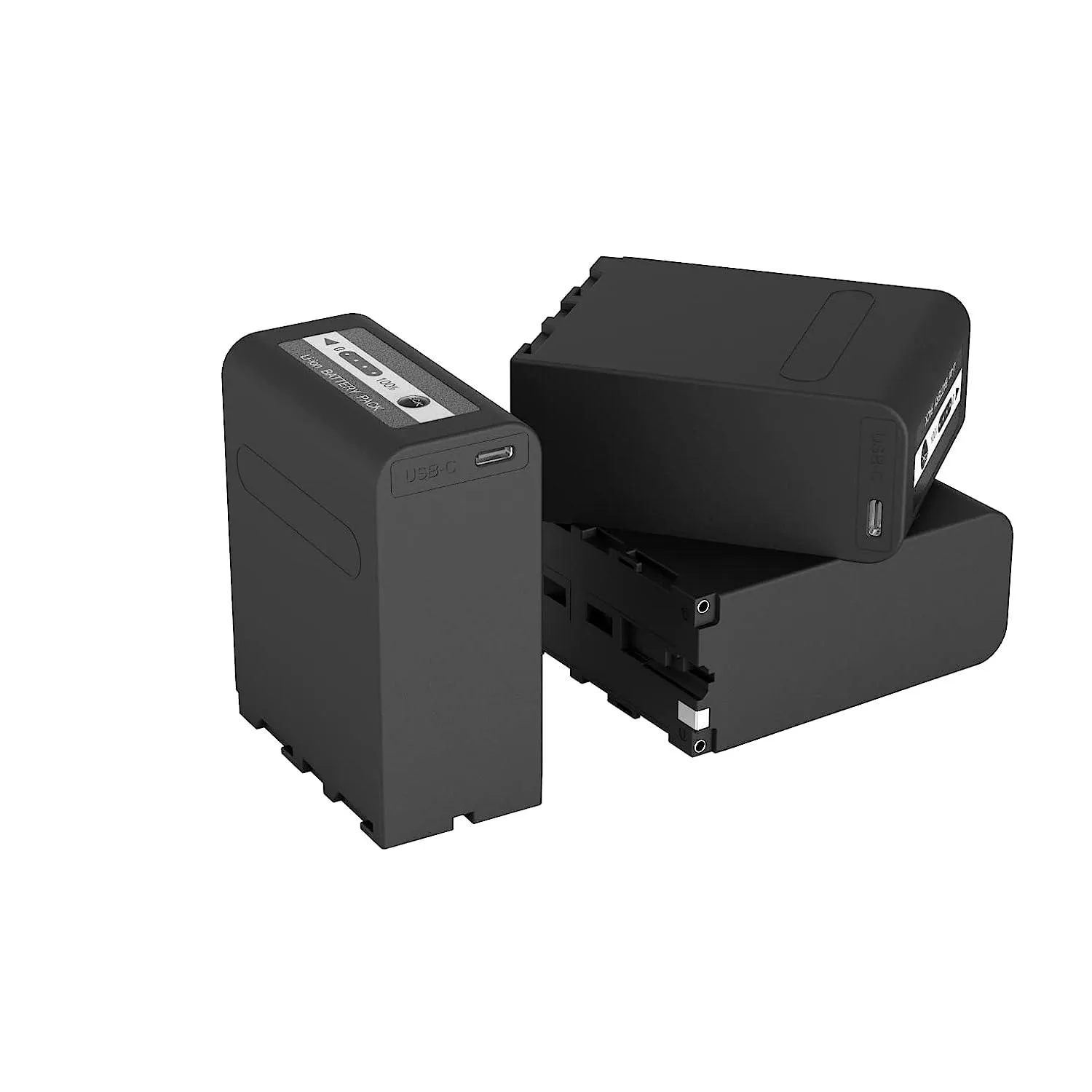Digitek (NP-F990 C Platinum) 7.4v 16000mAh Platinum Extra Power Secondary Rechargeable Li-ion Camera Battery with 5V Type C Charging Port