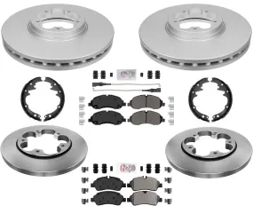 Disc Brake 5 Bolt Disc Rotors Severe Duty Pads For Ford Transit 150 2020-2022