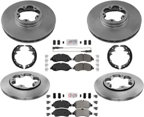 Disc Brake 5Bolt Disc Rotors Severe Duty Pads for Ford Transit 350 2020-2021