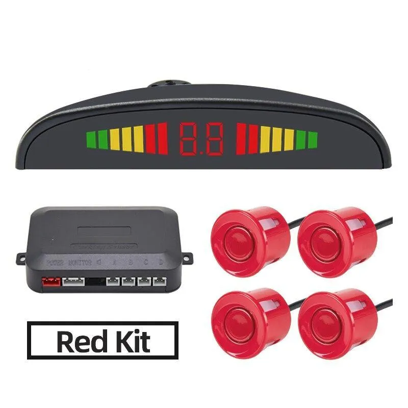 Easy Car LED Parking Sensor Kit 4 Sensors 12V 6. Cars