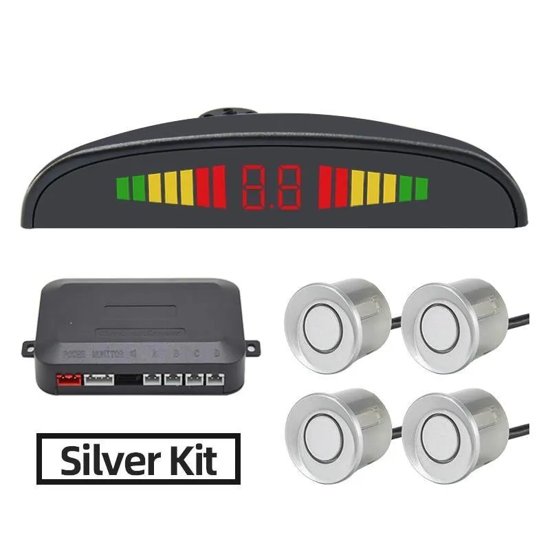 Easy Car LED Parking Sensor Kit 4 Sensors 12V 6. Cars