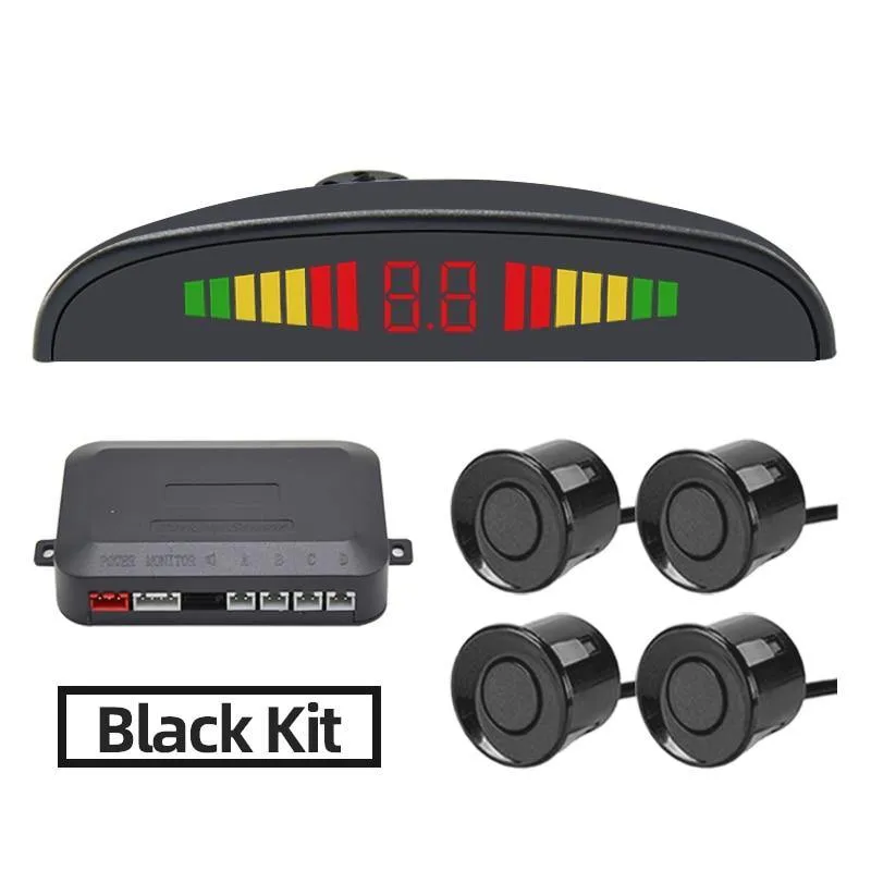 Easy Car LED Parking Sensor Kit 4 Sensors 12V 6. Cars