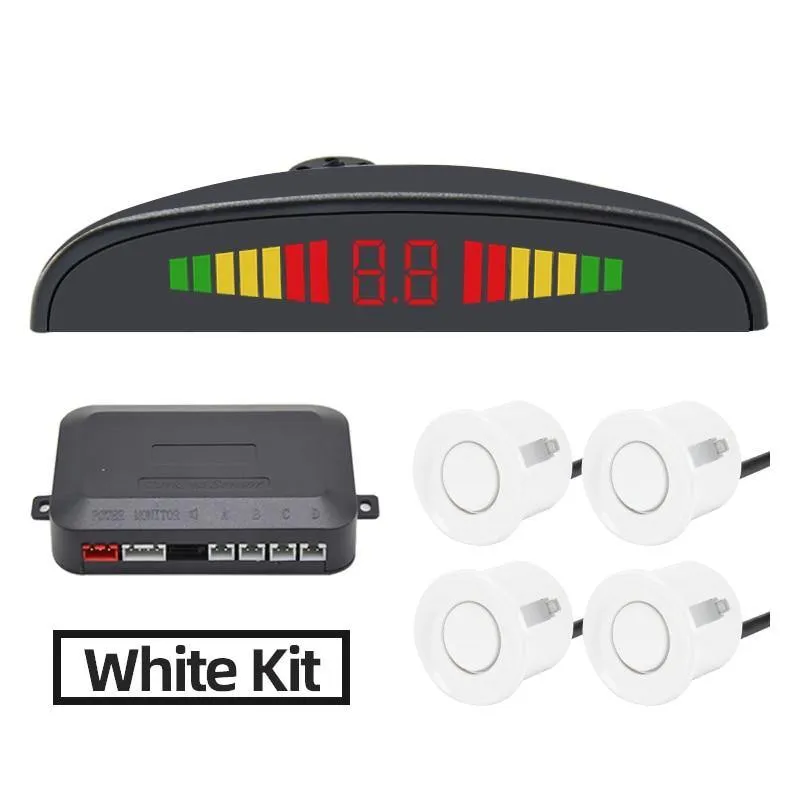 Easy Car LED Parking Sensor Kit 4 Sensors 12V 6. Cars