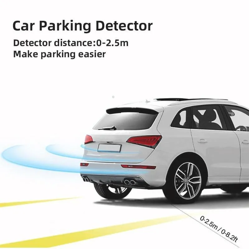 Easy Car LED Parking Sensor Kit 4 Sensors 12V 6. Cars