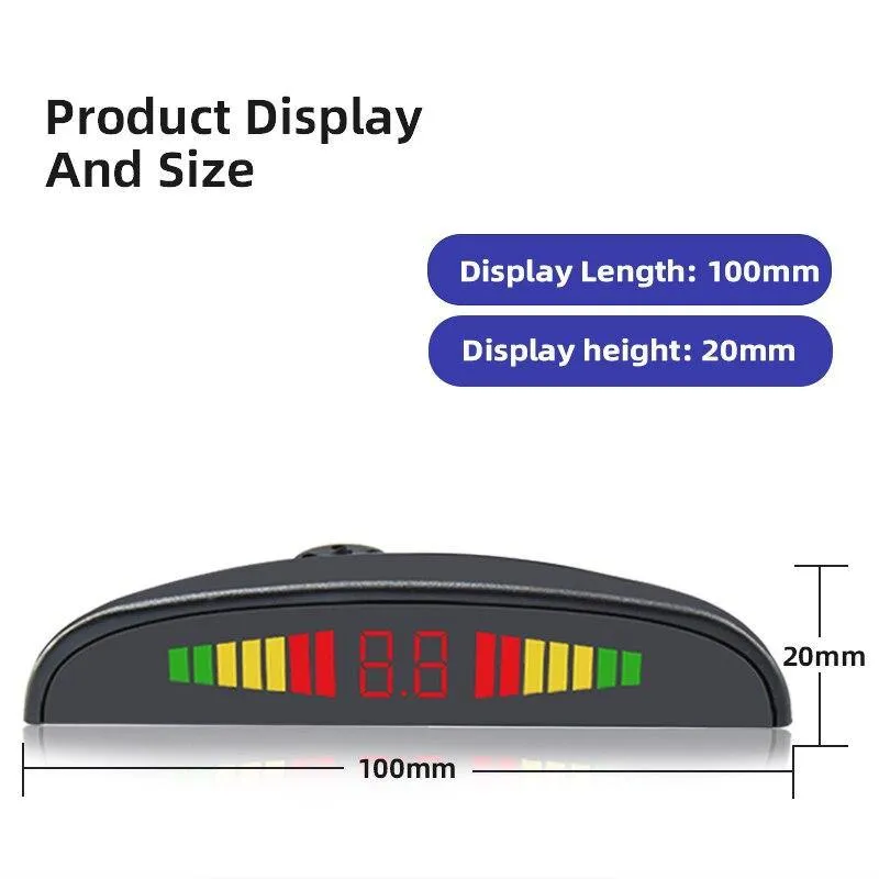 Easy Car LED Parking Sensor Kit 4 Sensors 12V 6. Cars
