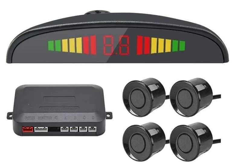 Easy Car LED Parking Sensor Kit 4 Sensors 12V 6. Cars