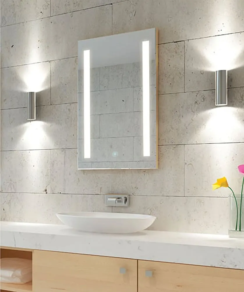 Electric Mirror Ascencion ADA LED 23.5" Mirrored Medicine Cabinets, 3 Heights, Left or Right Hinge