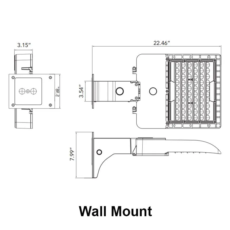 Elite OAL-202-LED-20000 150W LED Medium Area Light