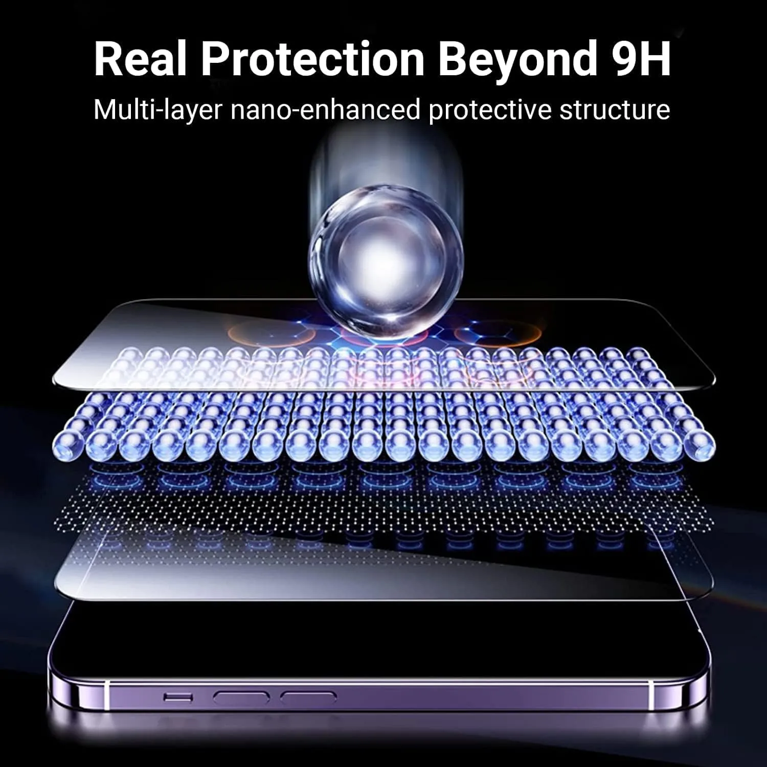 Entronix 4-Pack for Apple iPhone 16, 2 Clear Tempered Glass Screen Protectors & 2 Camera Lens Protectors