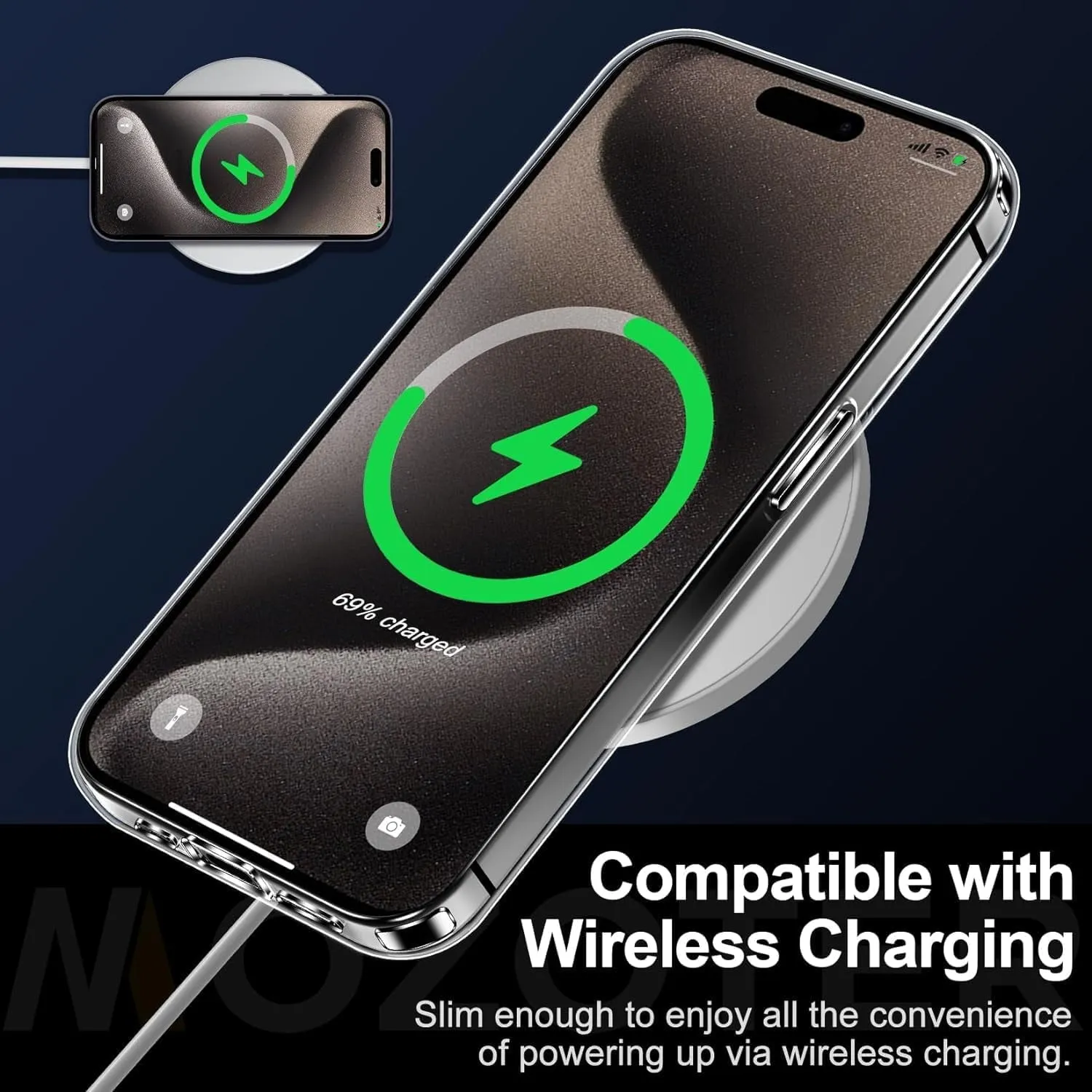 Entronix Case Heavy Duty Transparent Case Designed for Apple iPhone 11 Clear with 2 Screen Protector and Camera Lens, Shockproof Dropproof Slim Case
