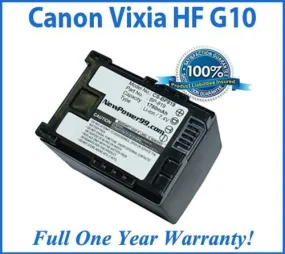 Extended Life Battery For The Canon Vixia HF G10 Camera