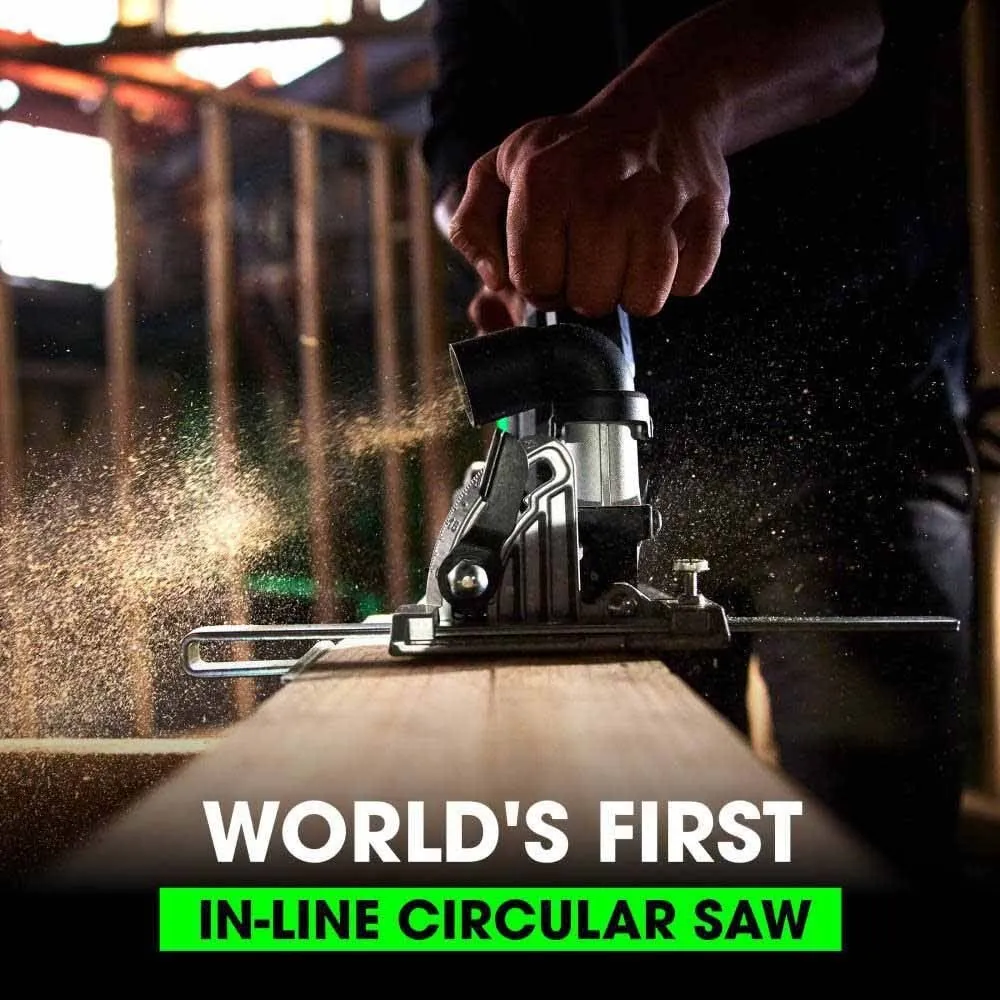 Flex FX2131A-Z 6-1-2" In-Line Circular Saw - Bare Tool