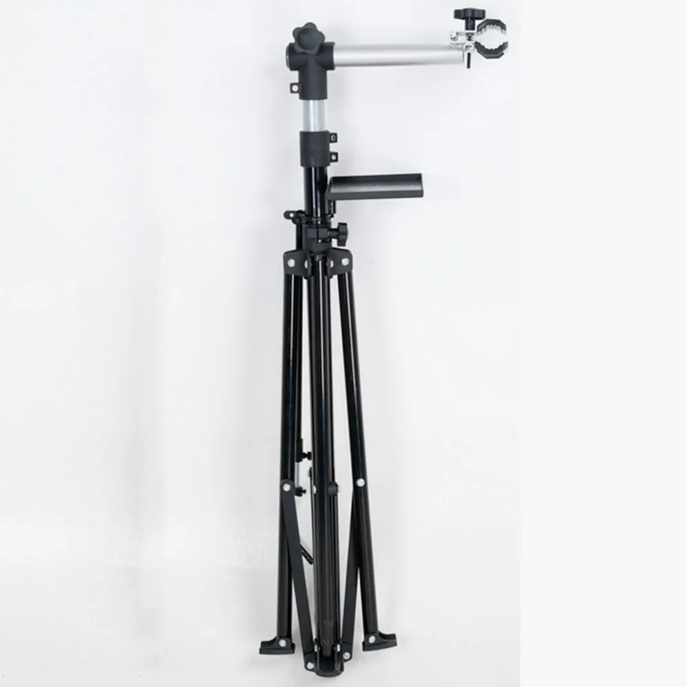 Foldable 4 Leg Home Mechanic Repair Bike Bicycle Stand With Magnetic Work Tray