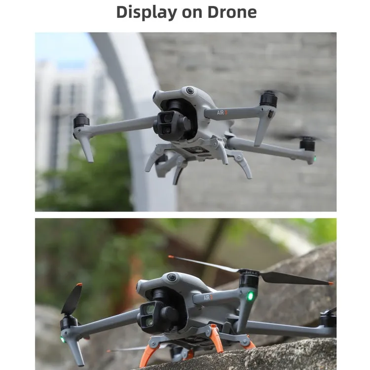For DJI Air 3 Sunnylife LG664 Foldable Spider Landing Gear(Orange)