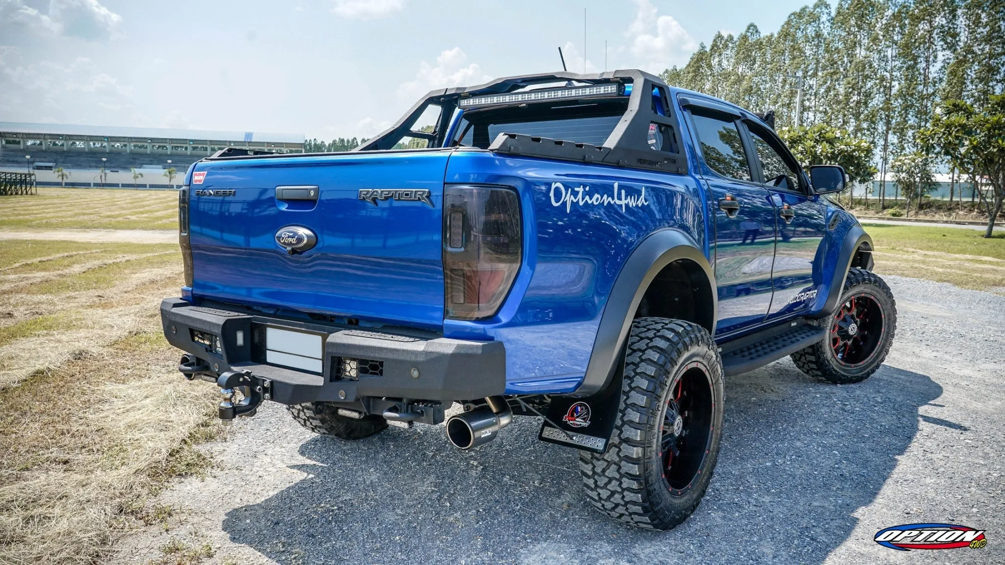 FORD RANGER RAPTOR - V.1 REAR TOW BAR 3.5T TOWING (2018-2022) 50% OFF LAST ONE LEFT