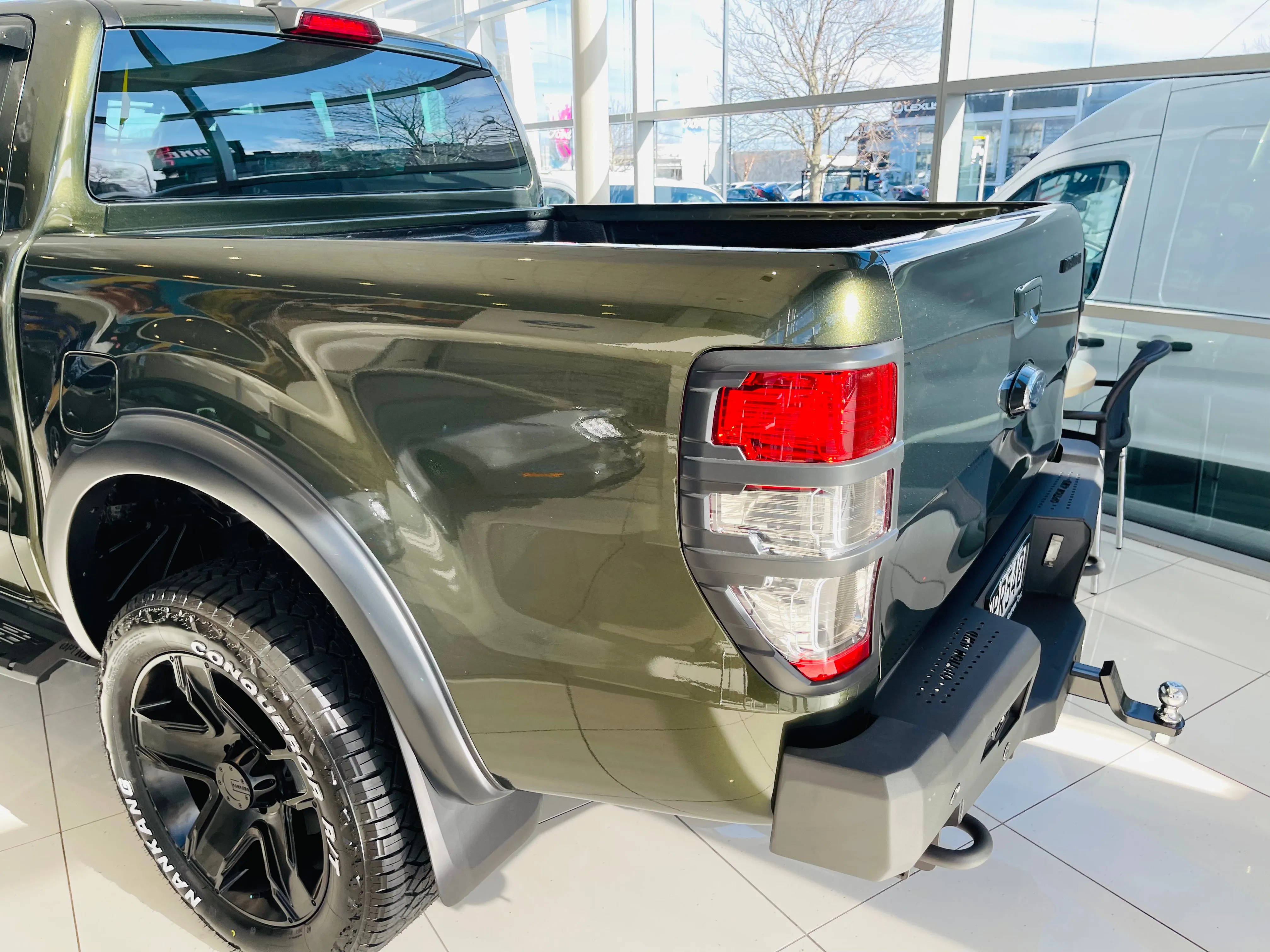 FORD RANGER - V.1  REAR BAR 3.5t Towing (2012-2022) N.Z ONLY