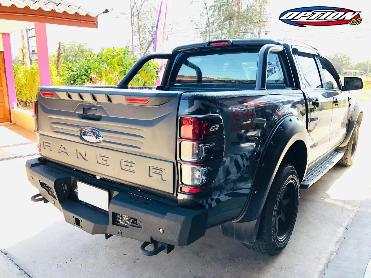 FORD RANGER - V.1  REAR BAR 3.5t Towing (2012-2022) N.Z ONLY