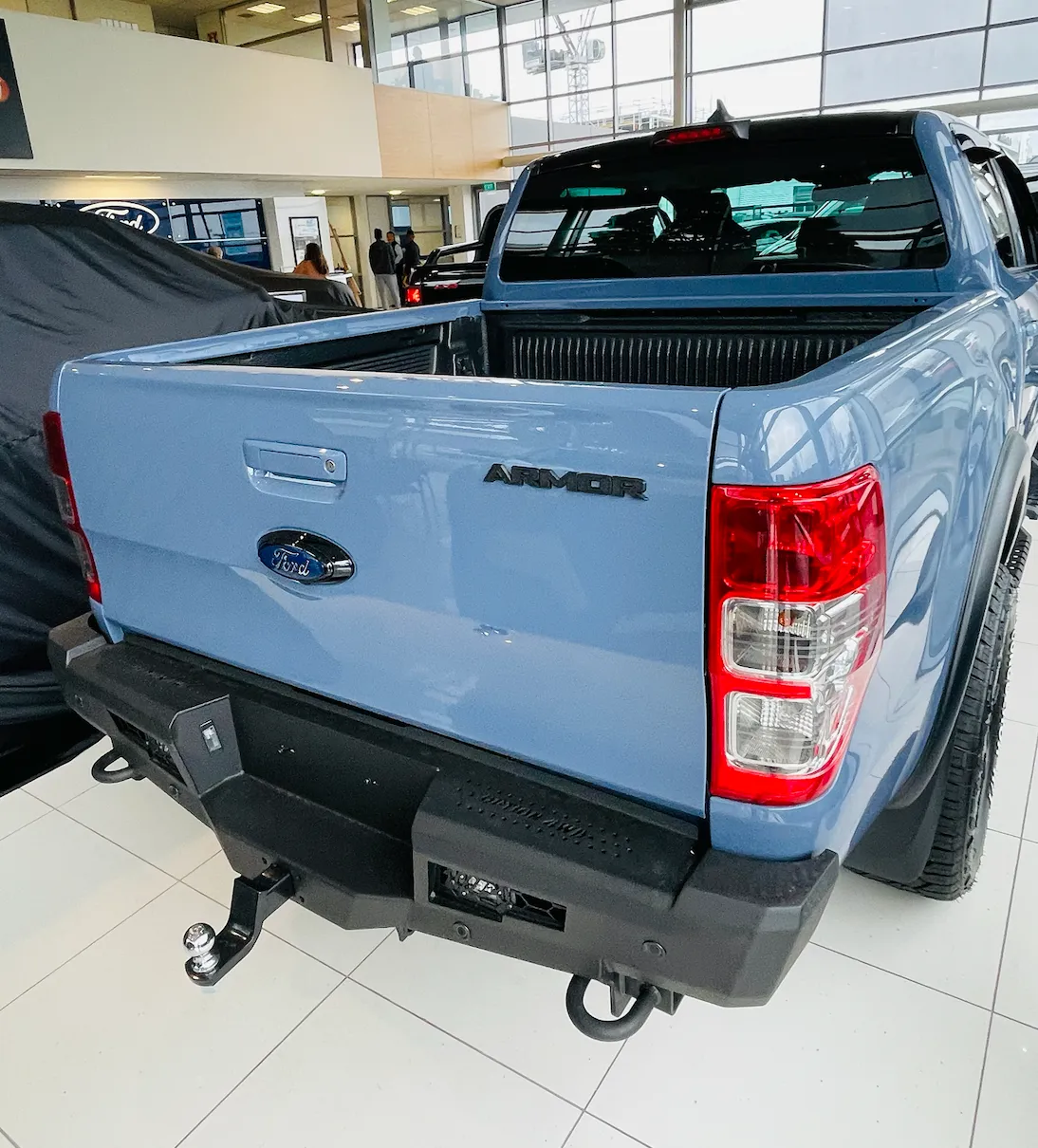 FORD RANGER - V.1  REAR BAR 3.5t Towing (2012-2022) N.Z ONLY