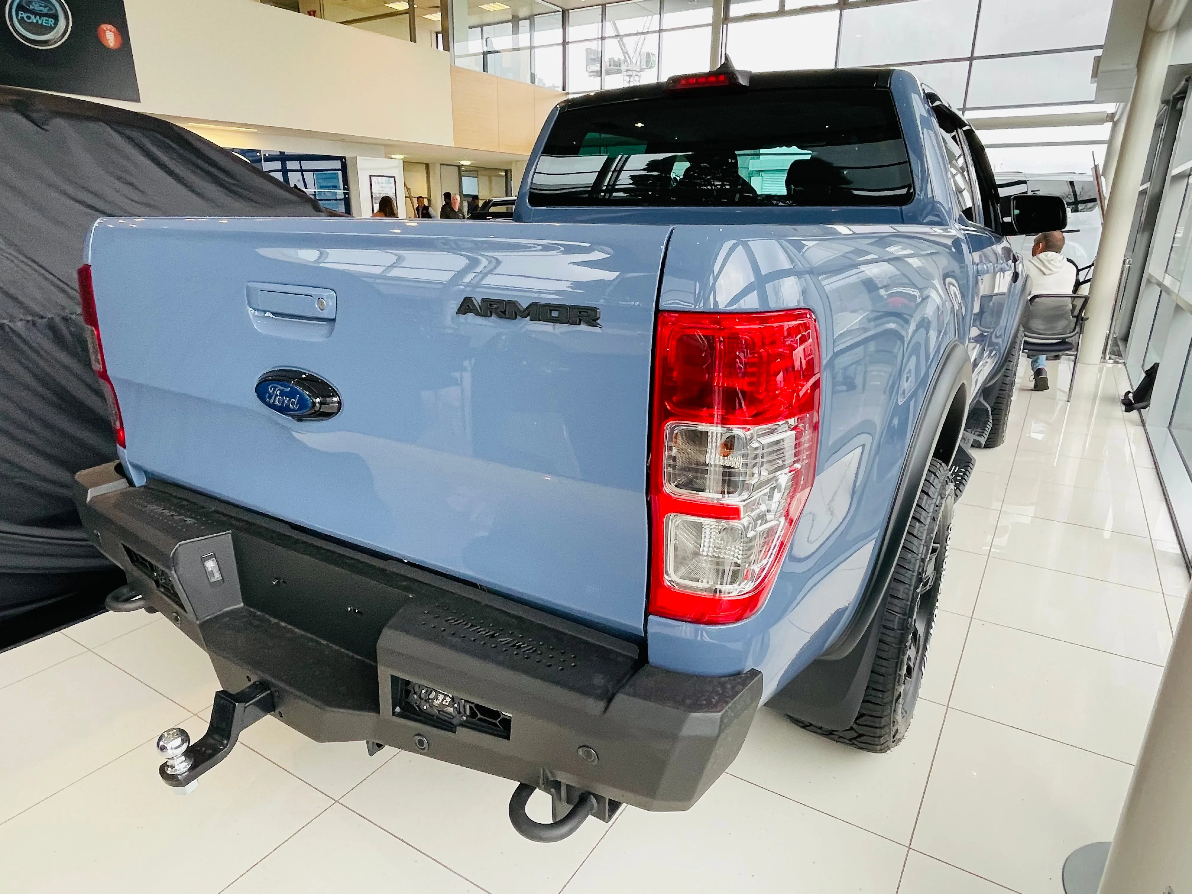 FORD RANGER - V.1  REAR BAR 3.5t Towing (2012-2022) N.Z ONLY