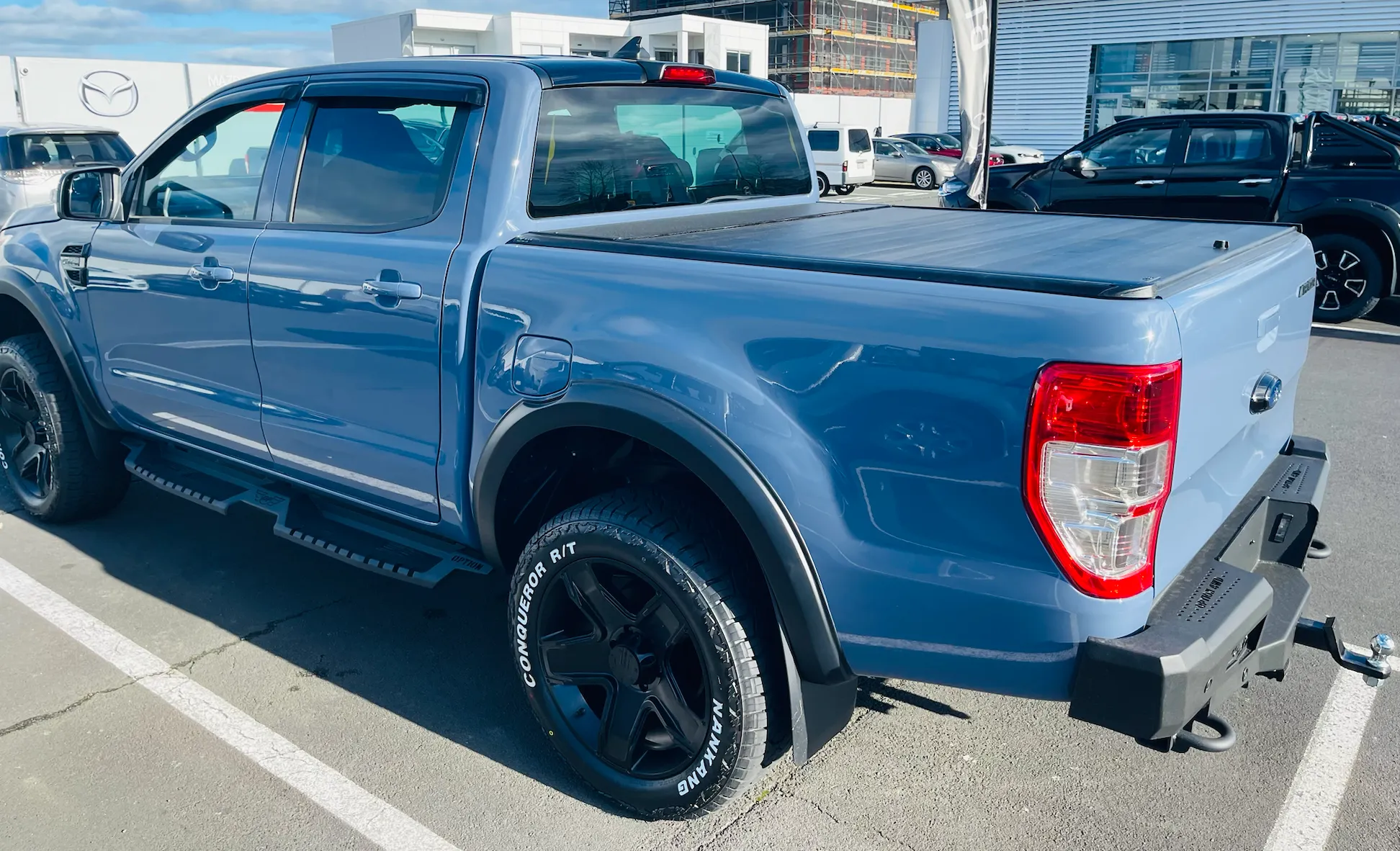 FORD RANGER - V.1  REAR BAR 3.5t Towing (2012-2022) N.Z ONLY