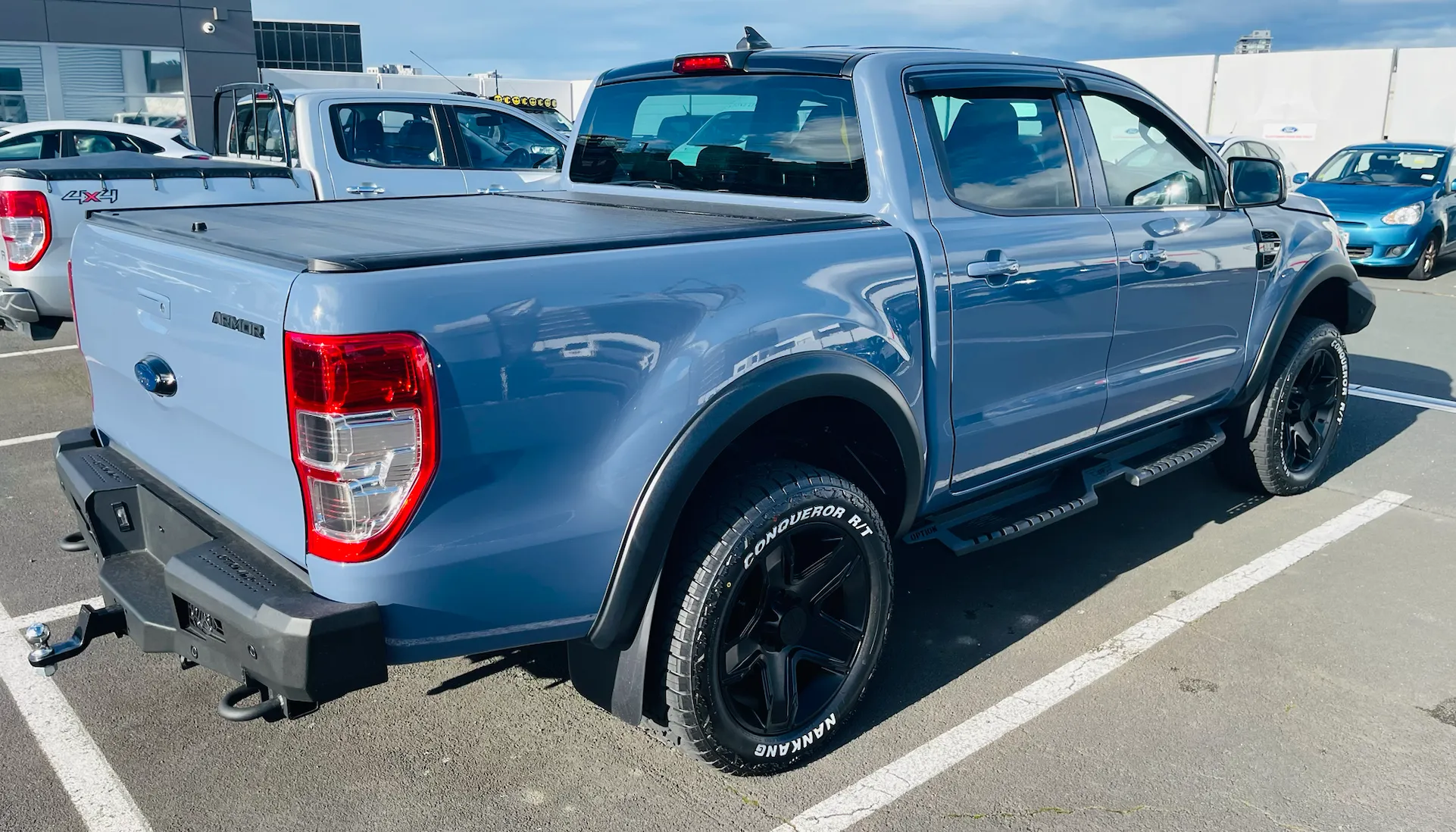 FORD RANGER - V.1  REAR BAR 3.5t Towing (2012-2022) N.Z ONLY