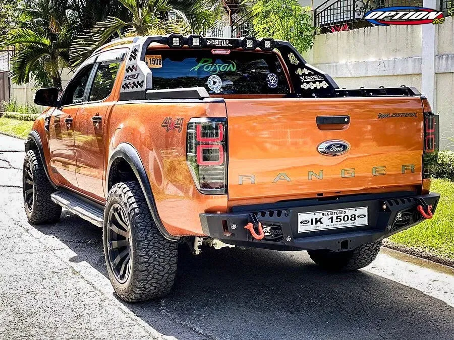 FORD RANGER - V.1  REAR BAR 3.5t Towing (2012-2022) N.Z ONLY