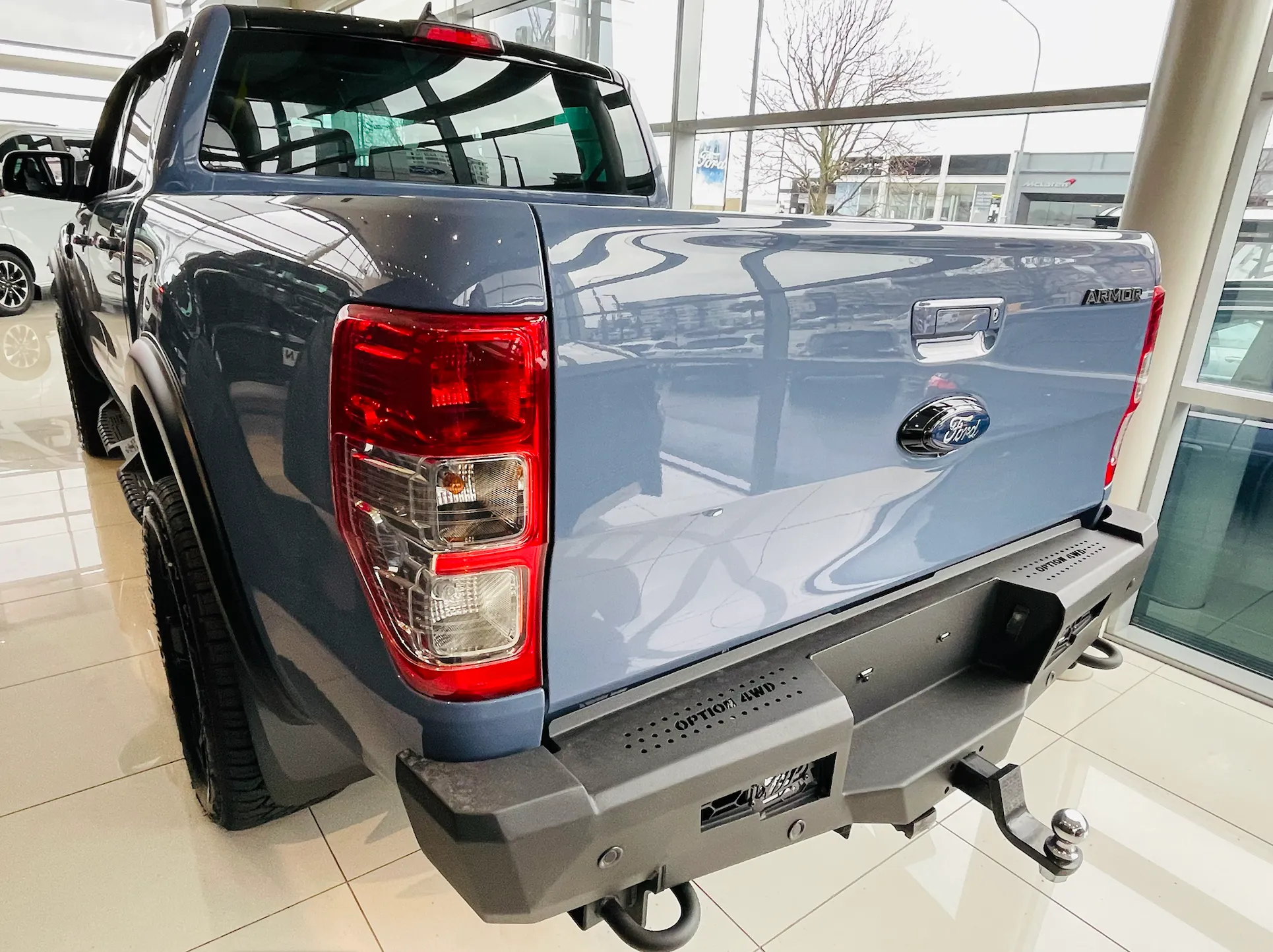 FORD RANGER - V.1  REAR BAR 3.5t Towing (2012-2022) N.Z ONLY