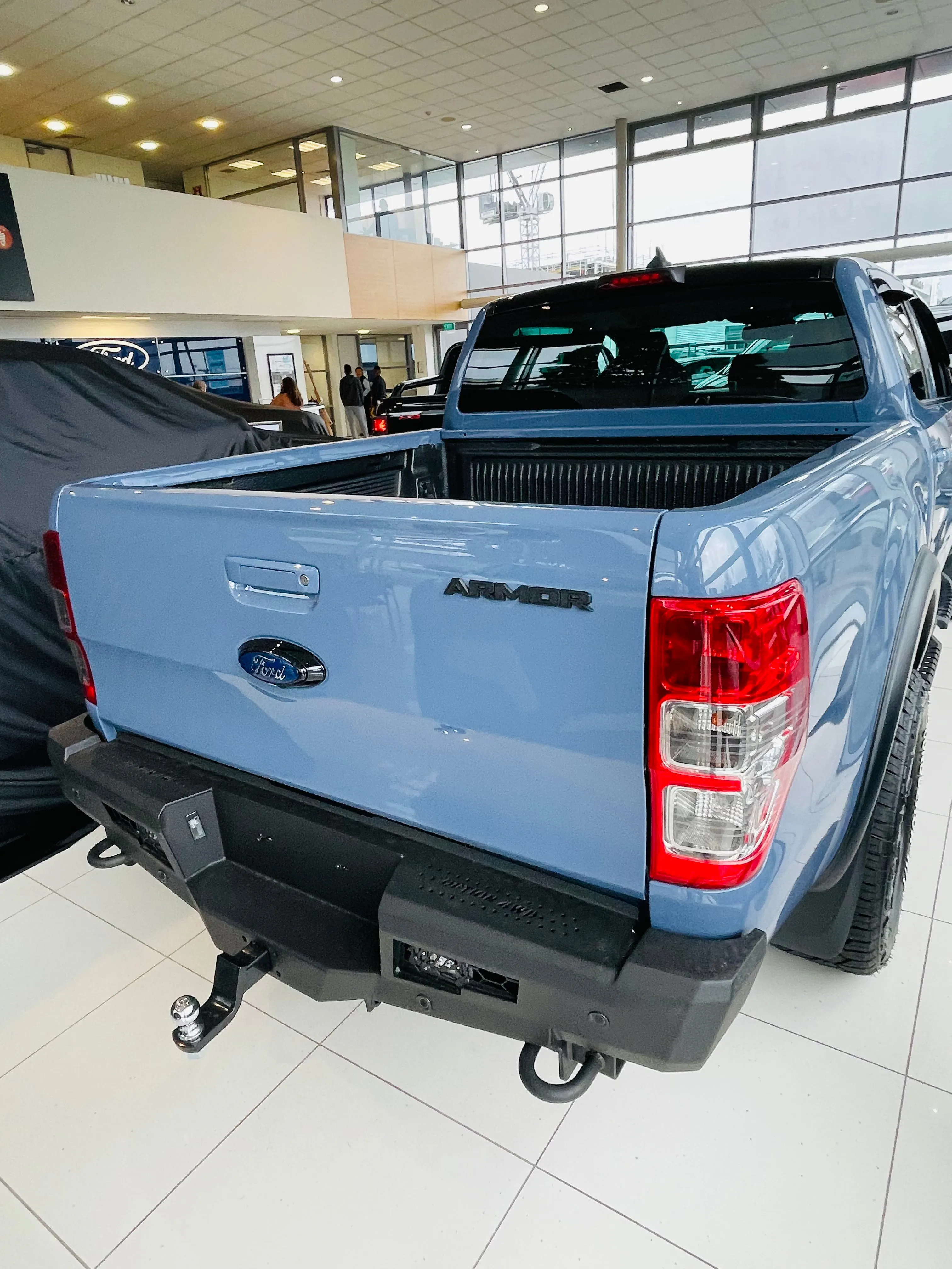 FORD RANGER - V.1  REAR BAR 3.5t Towing (2012-2022) N.Z ONLY