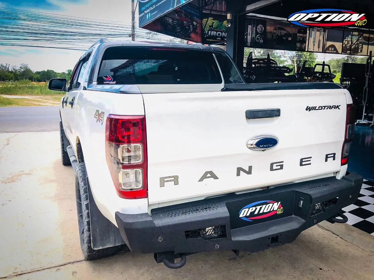 FORD RANGER - V.1  REAR BAR 3.5t Towing (2012-2022) N.Z ONLY