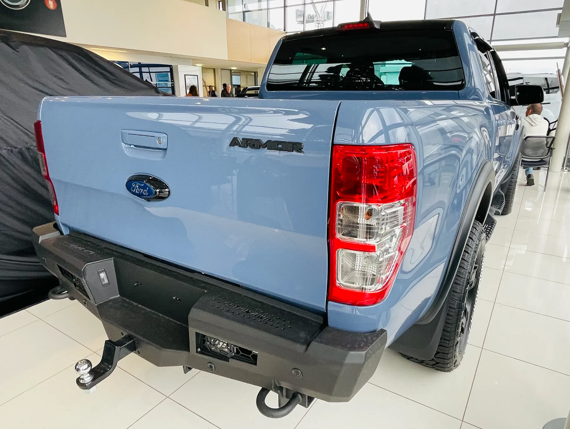 FORD RANGER - V.1  REAR BAR 3.5t Towing (2012-2022) N.Z ONLY