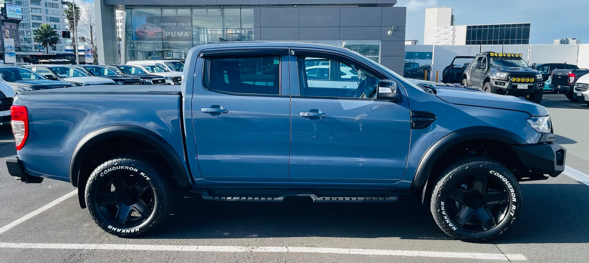 FORD RANGER - V.1  REAR BAR 3.5t Towing (2012-2022) N.Z ONLY