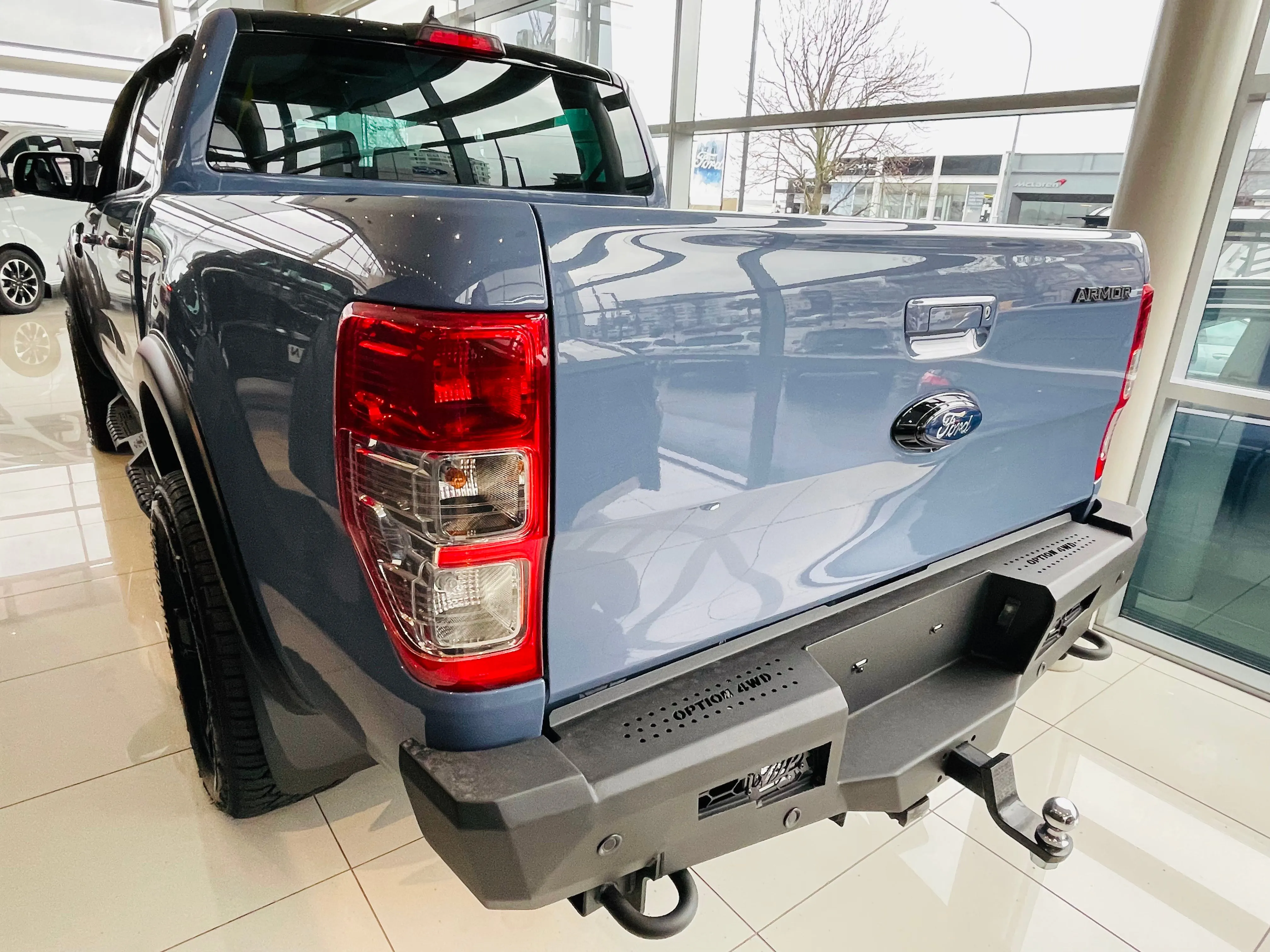 FORD RANGER - V.1  REAR BAR 3.5t Towing (2012-2022) N.Z ONLY