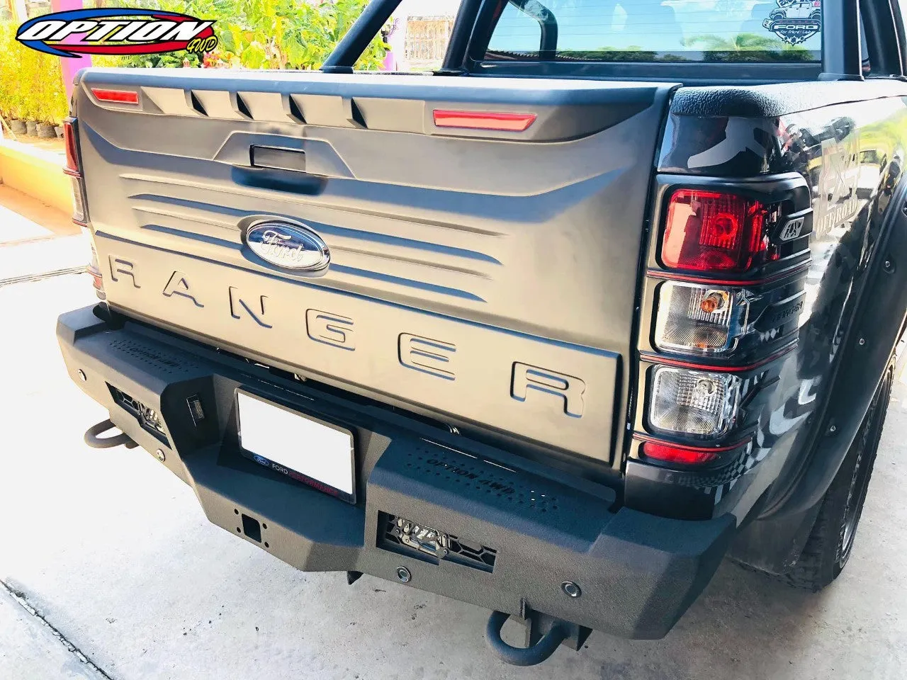 FORD RANGER - V.1  REAR BAR 3.5t Towing (2012-2022) N.Z ONLY