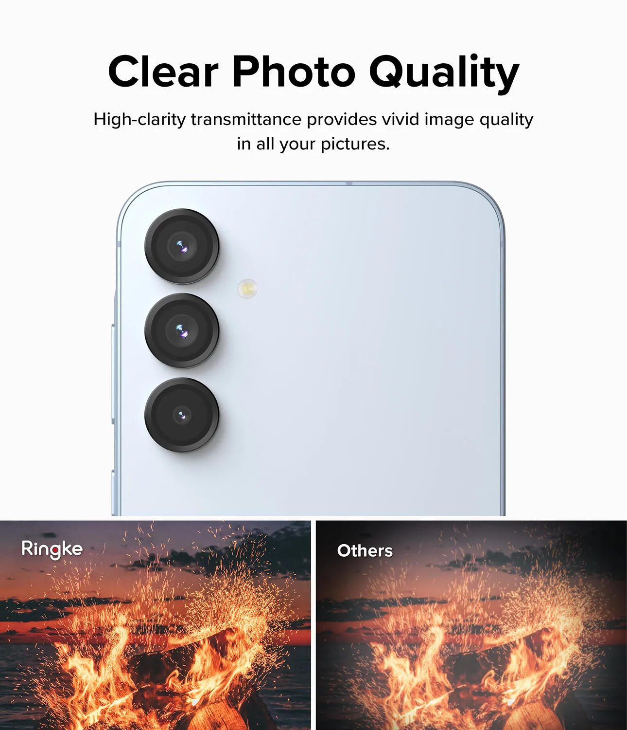 Galaxy A55 / A35 | Camera Lens Frame Glass
